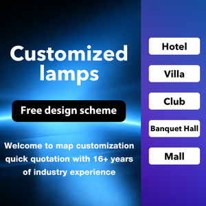 Lámpara de Techo LED de Cristal Moderna, de Estilo Lujoso y Diseño Moderno, para Decoración de Interiores, Vestíbulo de Hotel, Salón de Banquetes - Product Image 6