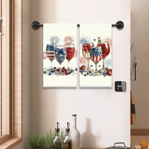 Cross-border digital printing independent daily style household kitchen cleaning towels, dishcloths, <b>tablecloths</b>, decorative - Product Image 3