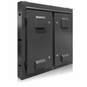 Boîtier étanche pour écran LED extérieur, noir, double porte - Product Image 2