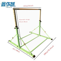 Barra Horizontal Portátil Ajustable de Acero y Espuma Verde con Logotipo Personalizado para Entrenamiento de Fisicoculturismo y Gimnasio Integrado