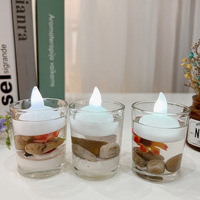 Bougie électronique LED flottante multicolore, décoration magique, étanche, sans flamme, vente en gros, lampe flottante sur l'eau