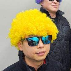 Life Photo Four-Cut Bomb Poppy Hair Witch Yellow Cargo Souriant Cargo Witch Costume - Product Image 1