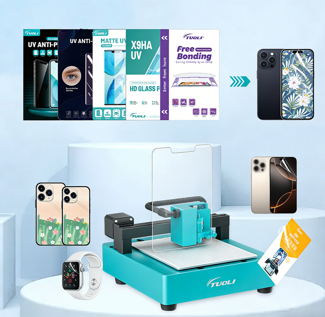 Hot Sale New Mobile Phone Skin Hydrogel Film Screen Protector Cutting Machine for Mobile Accessories Stores Easy Start Business