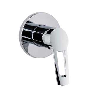 Mitigeur de douche encastré à levier unique chromé série 4 avec outil de tournage à levier ouvert pour une expérience de bain personnalisée - Product Image 1