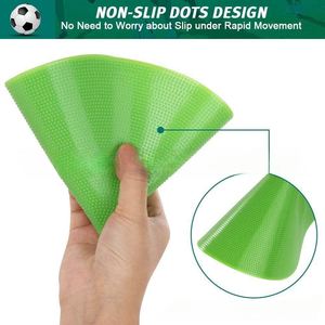 Disques d'entraînement de football de 10 cm – Tapis de repères numériques, équipement d'entraînement de football, marqueurs plats pour le sport - Product Image 5