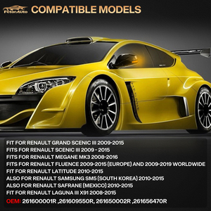 Clignotants Dynamiques à LED pour Rétroviseurs Latéraux de <span class=keywords><strong>Renault</strong></span> Megane 3 MK3 Fluence <span class=keywords><strong>Scenic</strong></span> Laguna III, Indicateurs Séquentiels - Product Image 5