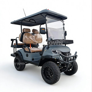 Voiturette de golf électrique 4 places pour parcours de golf, campus et zone industrielle – Vente directe usine – Véhicule utilitaire de tourisme - Product Image 1