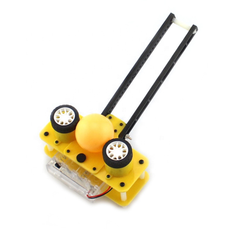 DIY Table Tennis Serving Machine Electric Ball Throwing Machine Toy Auto Ball Pitching Machine Science Experiment Toy Kits