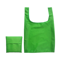 Emballage de transport écologique personnalisé sacs à provisions de recyclage pliables en nylon et polyester portables réutilisables