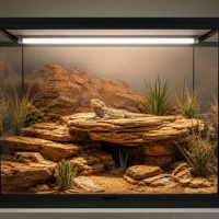 LuckyHerp T5 39W UVB10.0 Lampe UVB Spirale en Verre pour Reptiles Écologique 34 pouces