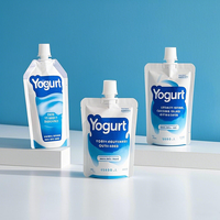 Poche Doypack Personnalisée avec Bec Verseur pour Aliments Bébés, Jus, Boissons Liquides, Gelées, Yogourts – Capacités 150ml, 200ml, 500ml