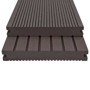 Planches de terrasse en bois composite WPC à effet 3D durable Décoration en bois en plastique PVC imperméable pour l'intérieur du mur du parc de l'hôtel Patio de jardin - Product Image 2