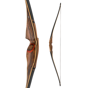 Arc puissant de tir à l'arc traditionnel en fibre de verre noire avec noyau en bambou RH & LH <span class=keywords><strong>Reflex</strong></span> - Product Image 1