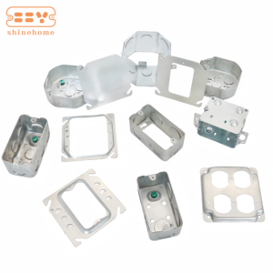 Cubierta de Dispositivo Único de acero cuadrado de 4 pulgadas elevada de 3/4 pulgadas con caja de salida de tipo Volume.52C14 de 5,1 pulgadas cúbicas - Product Image 6