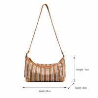 Sac bandoulière en toile pour femme, tendance, avec logo personnalisé, fermeture éclair supérieure, boucle réglable, style décontracté simple
