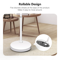 Téléviseur portable à écran tactile de 24 pouces, processeur 8 cœurs, système d'exploitation Android, 128 Go de stockage, batterie intégrée, caméra 13MP, téléviseur mobile intelligent, moniteur rotatif