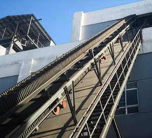 Çin fabrika büyük eğim dalgalı yanak kauçuk konveyör bant EP NN dikey kömür madeni için rekabetçi fiyat - Product Image 5