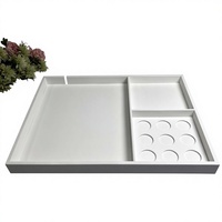 Plateau de rangement et de service multifonctionnel pour hôtel et bureau, design de luxe, fabrication sur mesure, nouveau style
