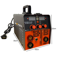 Máquina de Soldar Multifunción MIG/MMA/TIG-600, 110V/220V, Doble Voltaje, Portátil, Digital, IGBT, con Pantalla Dual y Puerto USB