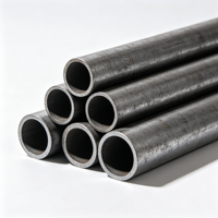 Tuyau en acier au carbone sans soudure API 5L X65 PSL2, longueur 6M 12M, diamètre 219mm 356mm 24 pouces, revêtement noir Sch60