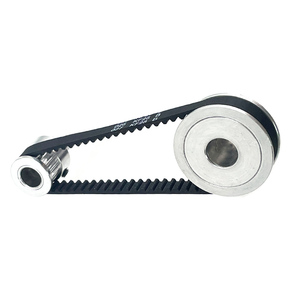 Juego de transmisión sincrónica S3m con rueda sincrónica de aluminio, correa de goma y engranaje de motor - Product Image 1