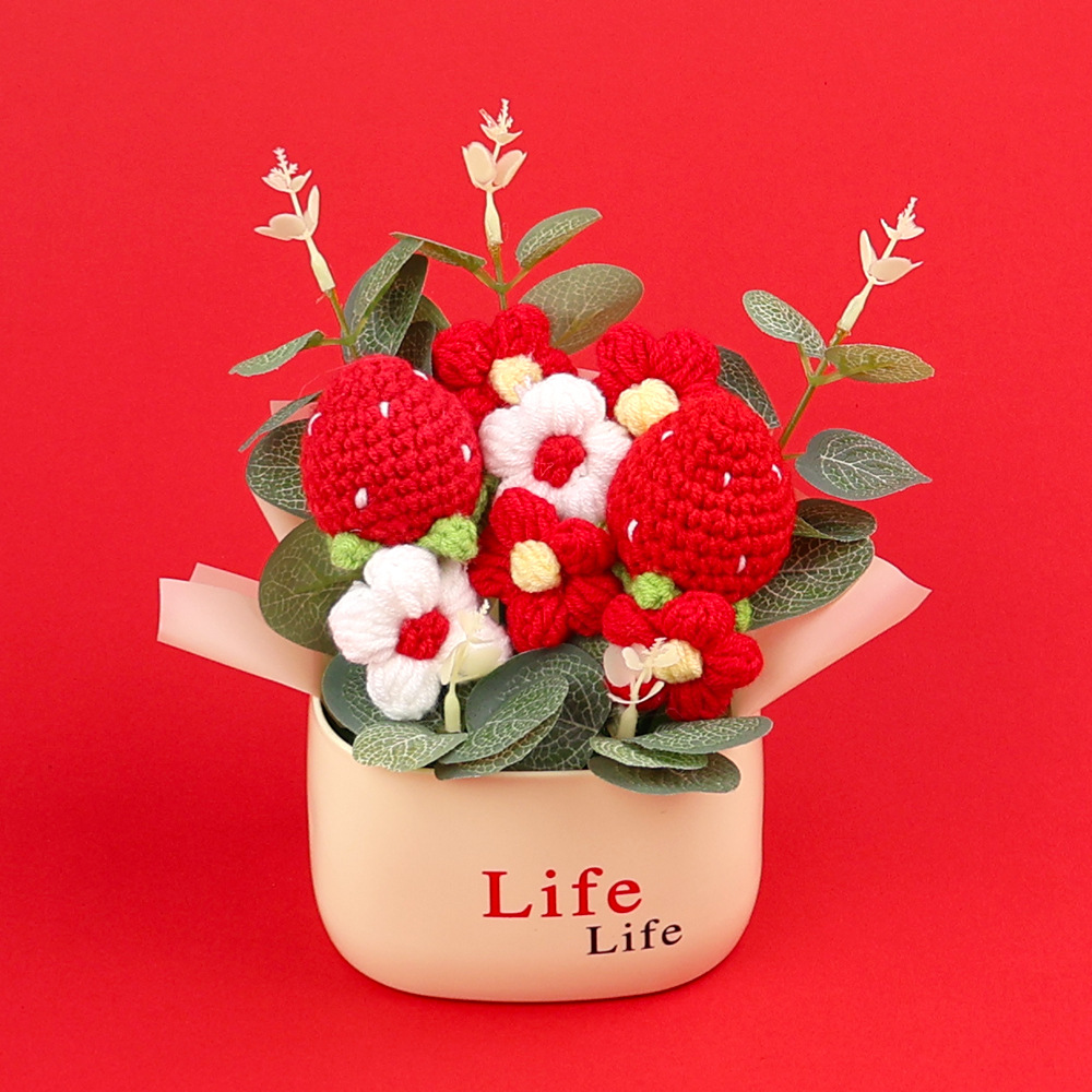 Nessuna Preoccupazione con il Vaso di Fiori Fragola Berries