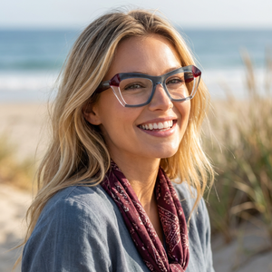 RM6016 Monturas Ópticas de Acetato al por Mayor, Gafas de Lujo para Hombre y Mujer, Monturas de Mariposa Gruesas, Gafas Graduadas de Alta Calidad - Product Image 1