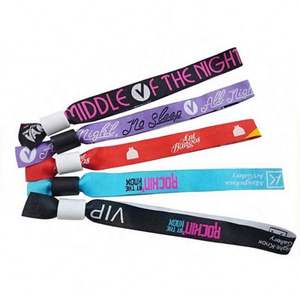 Bracelet de luxe, articles populaires, bracelet extensible en polyester sublimé, bracelet textile pour événements et concerts - Product Image 5