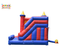 Château gonflable classique avec toboggan, qualité commerciale, combo château gonflable pour enfants, château gonflable en PVC pour enfants