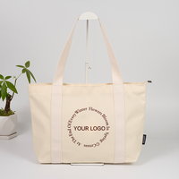 Tas Tote Kanvas Tebal yang Dapat Disesuaikan, Tas Tangan Besar Siap Pakai di Luar Ruangan dengan Berbagai Warna Ramah Lingkungan MOQ 50 untuk Toko