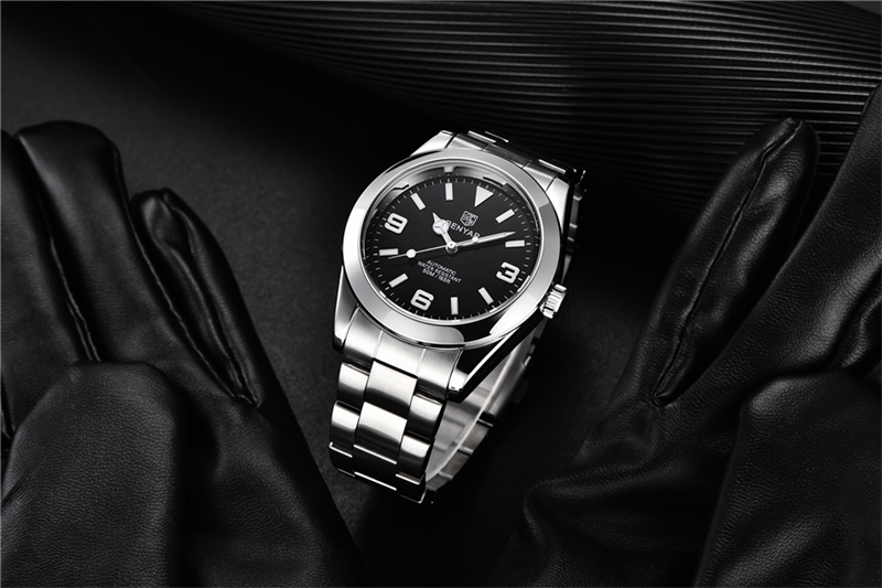 BENYAR 2022 New Stainless Steel Automatic Men Watches Top Brand Waterproof Luxury Men Mechanical Wristwatch Relogio Masculino