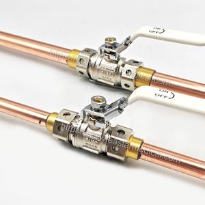 Driedelige medische gasbalventielen voor de gezondheidszorg en zuurstofdiensten, medische gasventielen 600 WOG zuurstofreinigd voor medische gasaansluitingen - Product Image 6