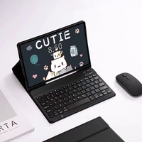 Dukung Bahasa-Bahasa Khusus Paket Lengkap Mouse dan Keyboard Nirkabel BT dengan Pelindung Silikon Lembut