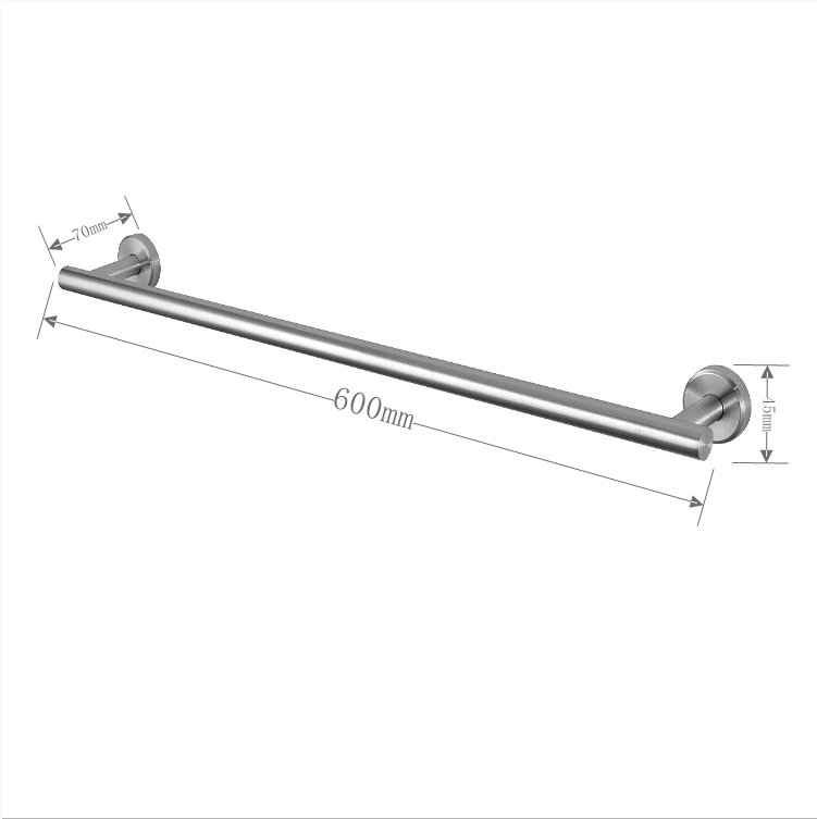 Bath Single Chrome Towel Rail Modern Bathroom Accessory ODM OEM