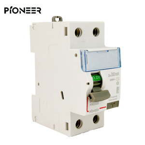 Disjoncteur différentiel bipolaire PIONEER <span class=keywords><strong>DX3</strong></span>-<span class=keywords><strong>ID</strong></span> 2p 30mA 300mA avec protection Li et montage sur rail pour système solaire photovoltaïque - Vente en gros usine - Product Image 3