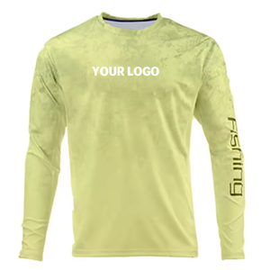 เสื้อตกปลาแบบแห้งเร็วสั่งทำพิเศษ ป้องกันแสงแดด เสื้อผ้าตกปลา น้ำหนักเบา เสื้อเจอร์ซีย์ตกปลา - Product Image 5