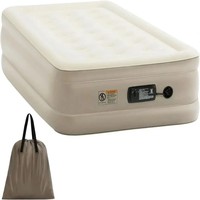 Lit d'air moderne de haute qualité, double gonflage, en PVC floqué, pliable, réversible, hypoallergénique, pour le camping en plein air, la maison et les voyages