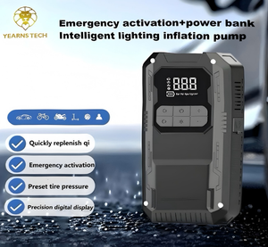 Bomba de Inflado Eléctrica Inteligente de 14.8V, Cargador de Emergencia Portátil para Autos Compactos, Motocicletas, Barcos, Seguridad, <span class=keywords><strong>Anti</strong></span>-Chispas, Plástico - Product Image 3