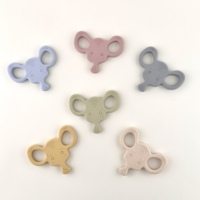 Jouet à dents molaires CE 0-6 mois animal silicone éléphant bébé anneau de dentition tout-petits sensoriel apaiser fidget jouet anneaux de dentition pour bébés
