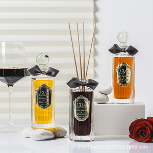 Heshes <b>Reed</b> <b>Diffuser</b> 135ml Agave Cocoa Scent Long Lasting Aroma Home Decorative Fragrance Cylinder Shape - Product Image 3