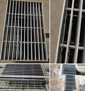 Rejilla de Acero Galvanizado, Plataforma de Pasarela, Peldaños de Escalera, Cubierta de Drenaje de Zanja, Valla Soldada Cuadrada - Product Image 6