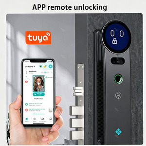 3D Face Recognition <b>Smart</b> Home Door Lock Tuya <b>Wifi</b> Fingerprint Cerradura Inteligente Digital Safe With <b>Camera</b> HSU-A20 <b>Smart</b> Lock - Product Image 5