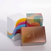 Boîte en carton blanc élégante pour cosmétiques, emballage pliable personnalisé imprimé pour produits de beauté et soins de la peau