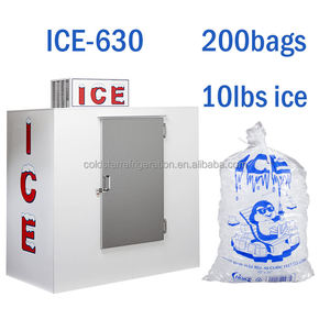 High Quality COLDSTAR ICE-630 Ice Storage Merchandiser Stainless Steel Single-Door Glass Fan Cooling Digital Control - Product Image 4