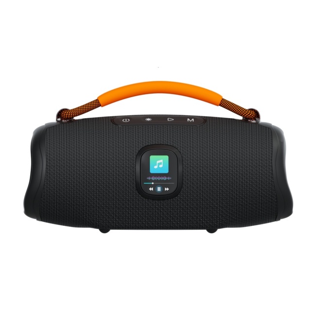 Portable 50W Bluetooth Speaker Display Screen HiFi Sound Type-C Rechargeable Professional Loudspeakers TF USB Audio Speaker