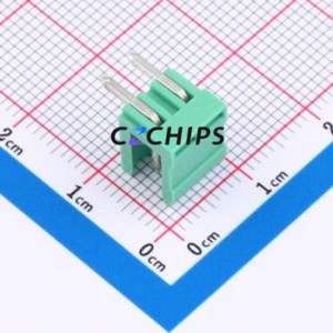 MXHT396R-3.96-02P-GN01-Cu-A Plug-in Terminal Block Bent Lead Through Hole,P=3.96mm Board-to-Board / Socket - Open 1x2P 3.96mm - Product Image 2