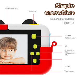 Appareil photo numérique pour enfants X18 Mickey Mouse, écran 2,4'', double objectif, appareil photo jouet pour selfie, dessin animé, meilleur cadeau pour votre petit fan Disney - Product Image 5