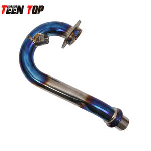 Tuyau d'échappement en alliage de titane tuyau de liaison d'échappement <span class=keywords><strong>pour</strong></span> <span class=keywords><strong>KTM</strong></span> Duke250 <span class=keywords><strong>KTM</strong></span> Duke390 RC390 système d'échappement de moto taille de Stock 2017 + - Product Image 5