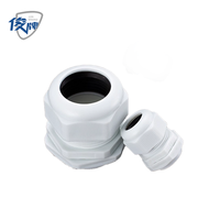 JUNPAI Presse-étoupe en nylon étanche IP68 pour câbles basse/haut tension, modèle PG13.5, pour câbles de 3 à 40 mm, usage industriel