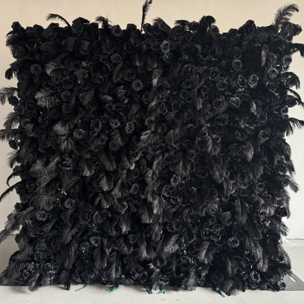 Cuadro Decorativo De Mano Con Dragón Y Letrero En Tela De Seda Negra - Diseño Artístico único De Pared